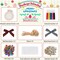 24PCS Christmas Picture Frame Ornaments for Christmas Tree, DIY Unfinished Wooden Photo Frame with Beads Bowknot and Colored Markers to Paint, Decorative Hanging Ornaments for Xmas Tree Decor